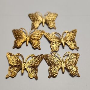 Elegant Gold Butterfly Earrings